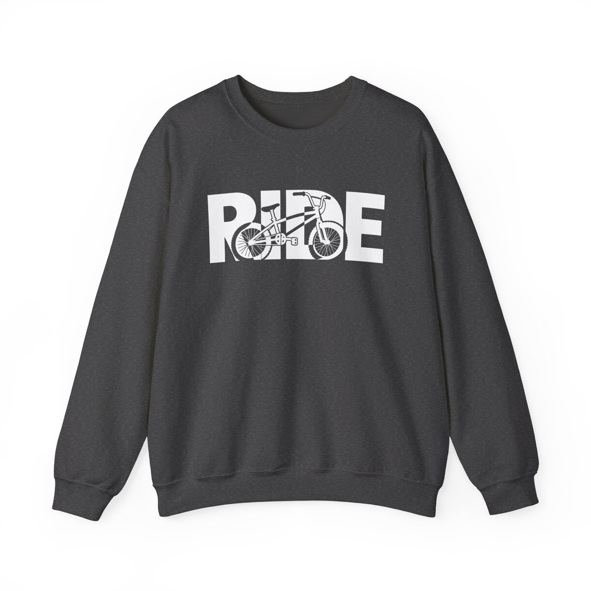 RIDE BMX Sweatshirt | BMX Bike Graphic | Gildan Crewneck