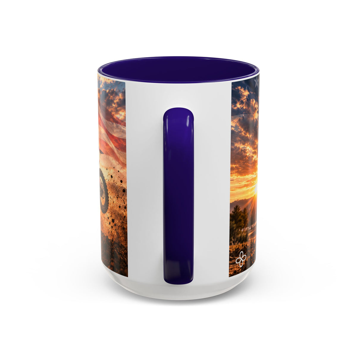 Freedom - I Was Never Meant to Stay Grounded | 15 oz Motocross Dirt Bike Mug, Coffee Cup