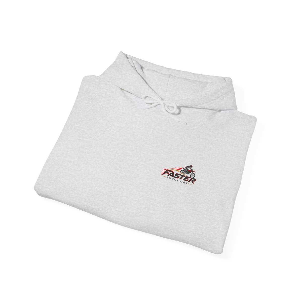 Faster Every Day Ride to Be Better Dirt Bike Hoodie | Front Logo and Back Print | Motocross Gildan Hoodie