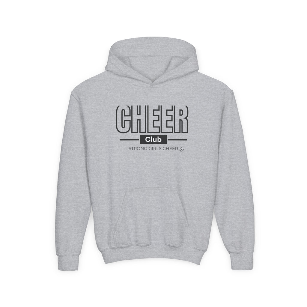 Cheer Club Youth Hoodie | Strong Girls Cheer | Girls Cheer Youth Hoodie