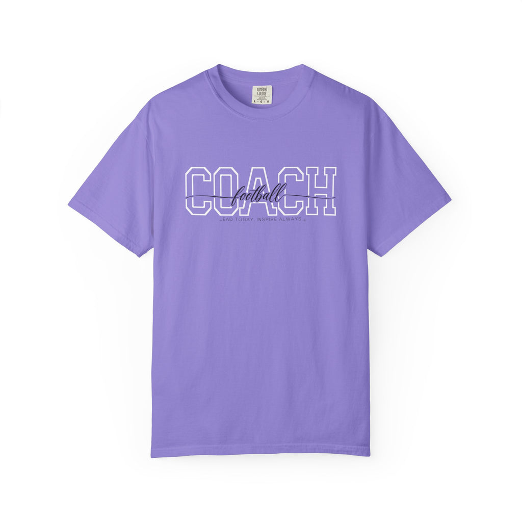 Football Coach Shirt - Lead Today. Inspire Always. | Choose Your Team Shirt Color | Comfort Colors Tee