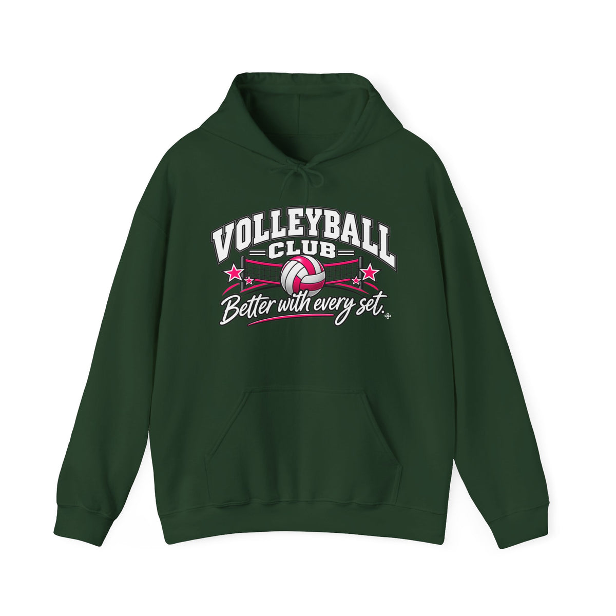 Volleyball Club Hoodie | Better With Every Set | Volleyball Gildan Hoodie