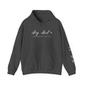 Personalized Dog Dad Hoodie - Loved Better Every Day | Pet Names on Sleeve | Choose Your Style | Custom Dog Dad Gift | Gildan Hoodie