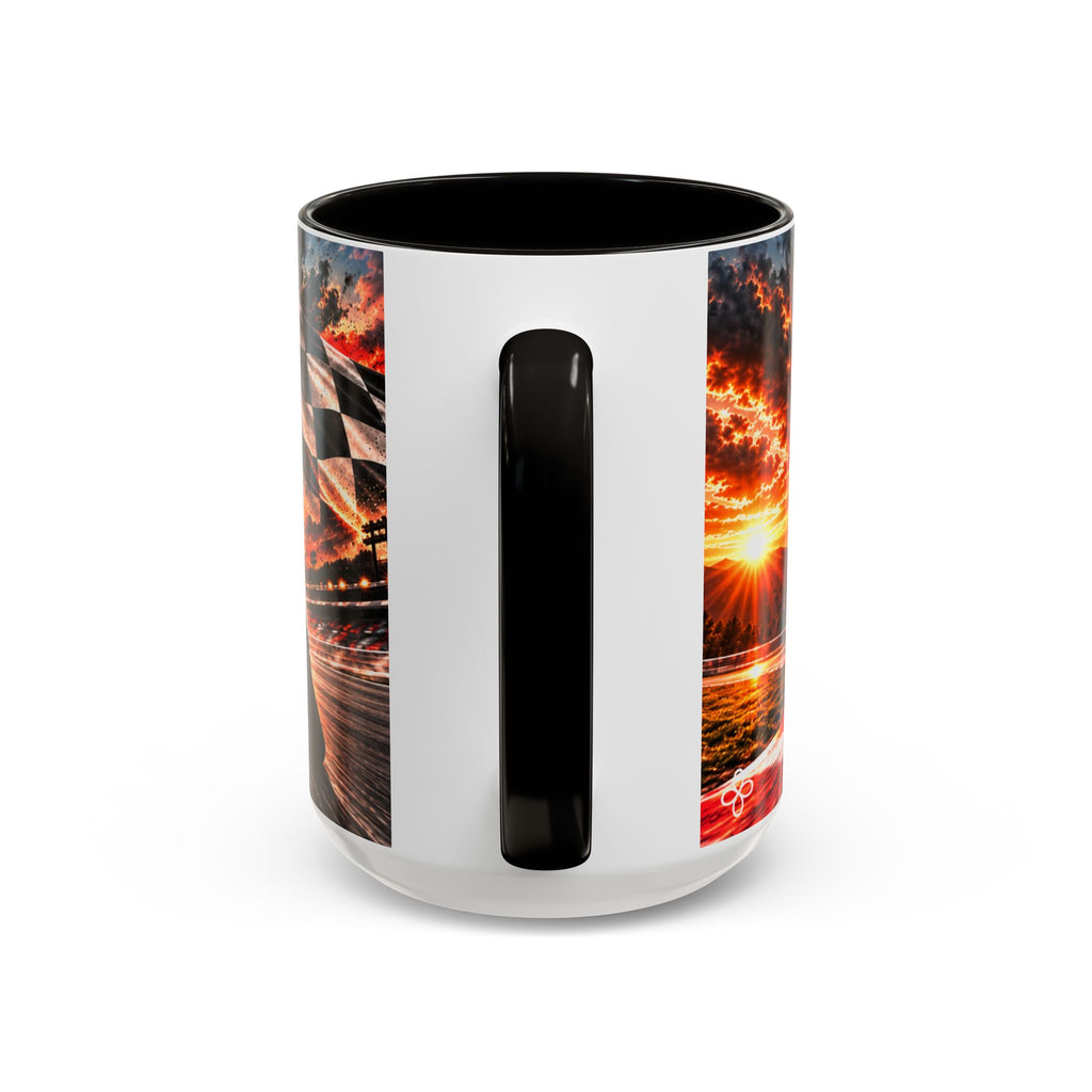 Focus - Every Corner Is an Opportunity for Greatness | 15 oz Motorcycle Racing Mug, Coffee Cup