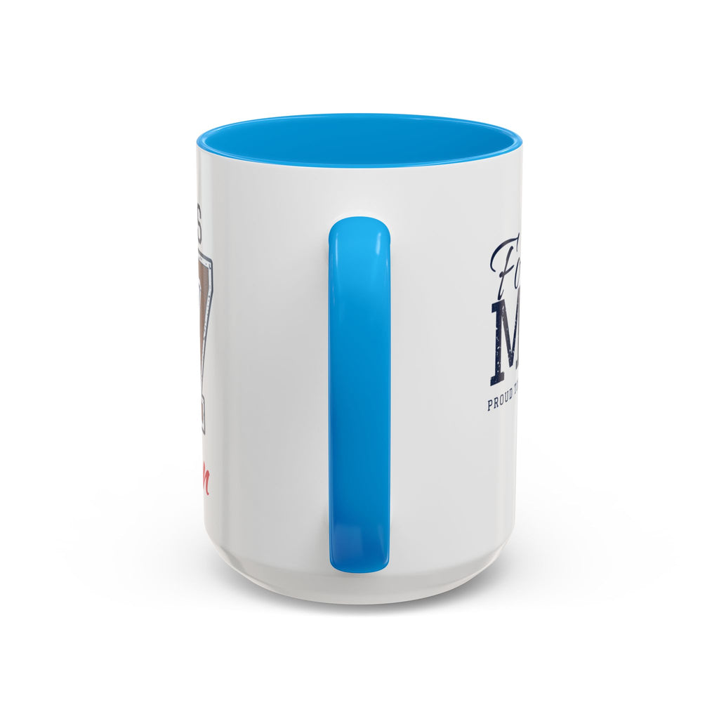 Personalized Football Mom Mug - Proud Today. Proud Always. | Custom Team Name, Number & Player Name | Football Dad, Grandma Gift | 15 oz