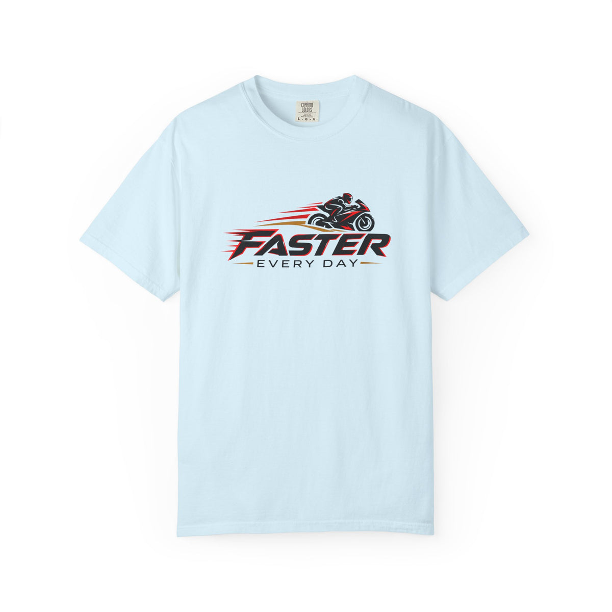 Faster Every Day Sport Bike Logo Tee | Motorcycle Racing Shirt | Comfort Colors T-Shirt