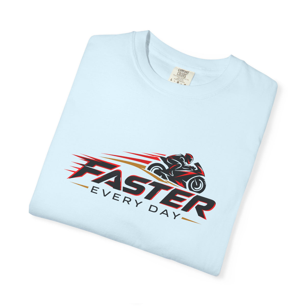 Faster Every Day Sport Bike Logo Tee | Motorcycle Racing Shirt | Comfort Colors T-Shirt