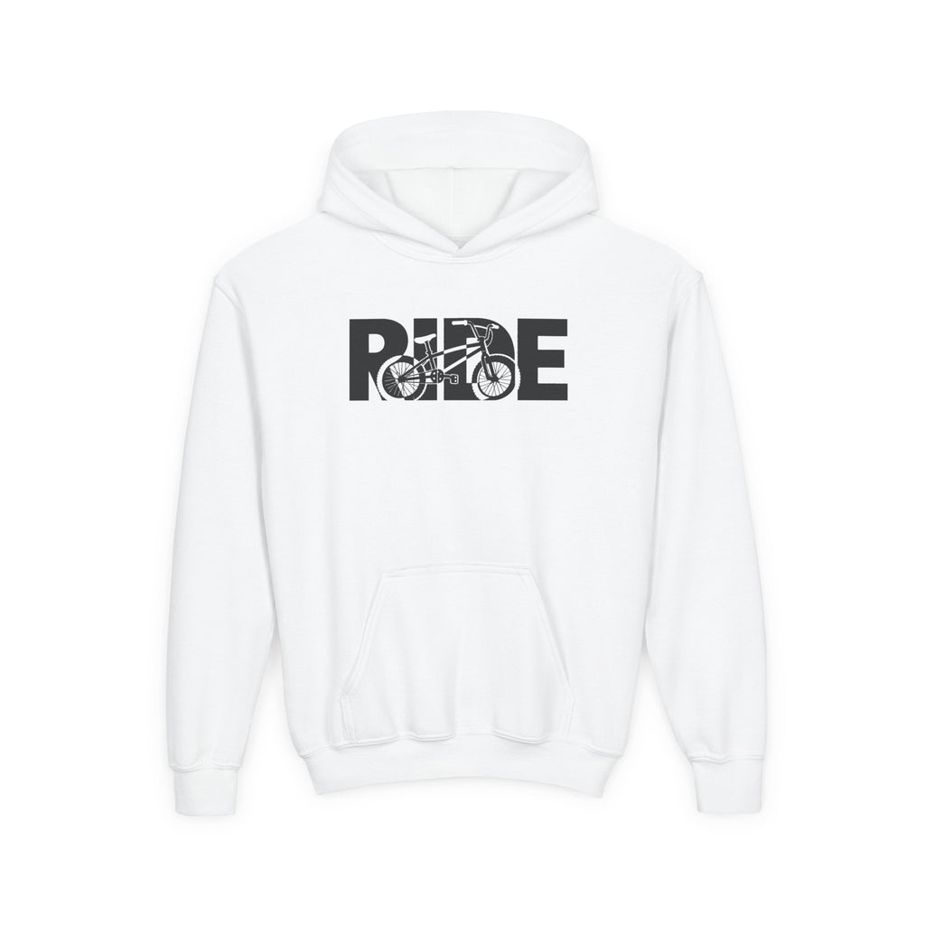 RIDE BMX Youth Hoodie | BMX Bike Graphic | Kids Youth Hoodie