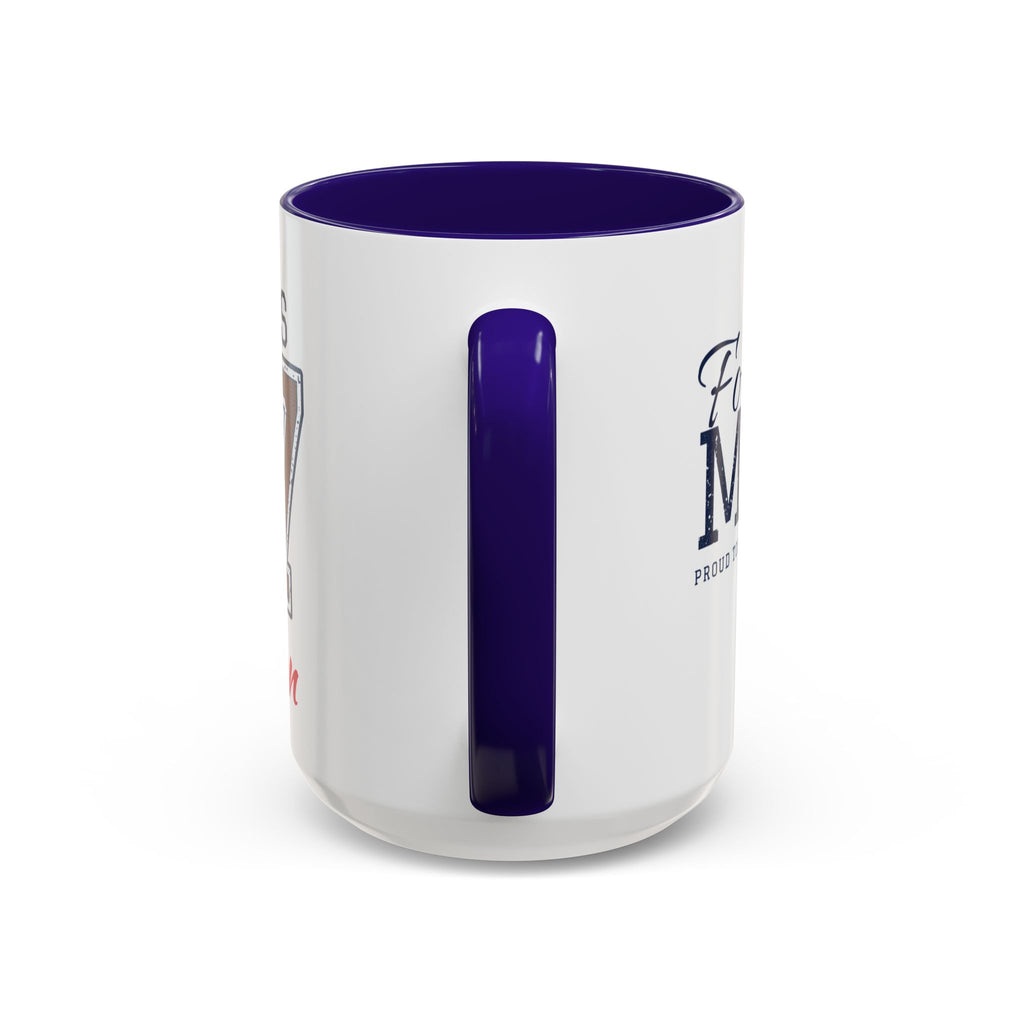 Personalized Football Mom Mug - Proud Today. Proud Always. | Custom Team Name, Number & Player Name | Football Dad, Grandma Gift | 15 oz