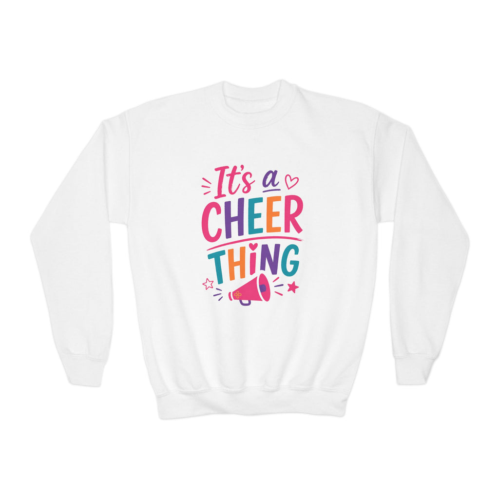 It's a Cheer Thing Youth Sweatshirt | Cheerleader Gift | Girls Cheer Youth Crewneck