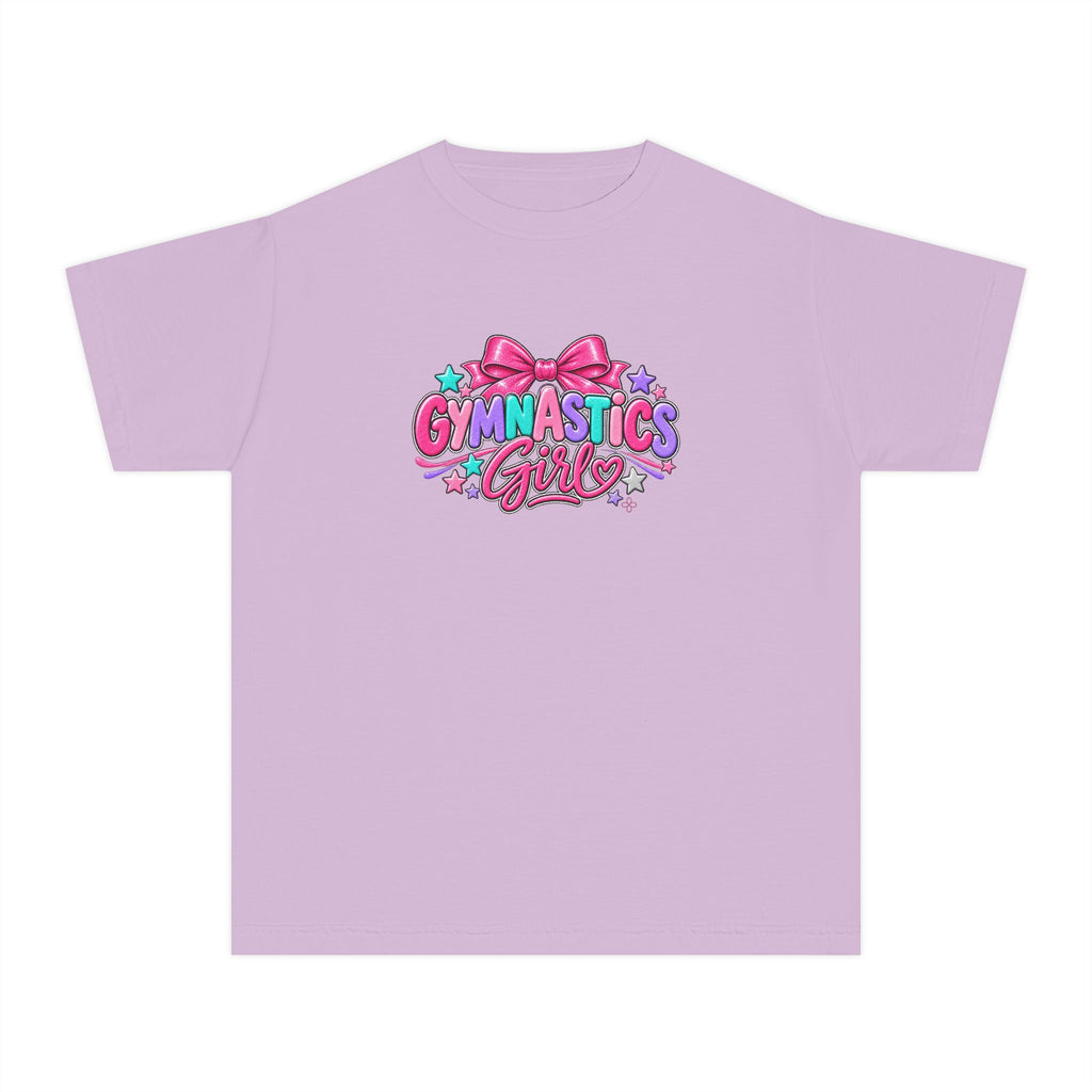Gymnastics Girl Youth T-Shirt | Girls Gymnastics Comfort Colors Youth Tee