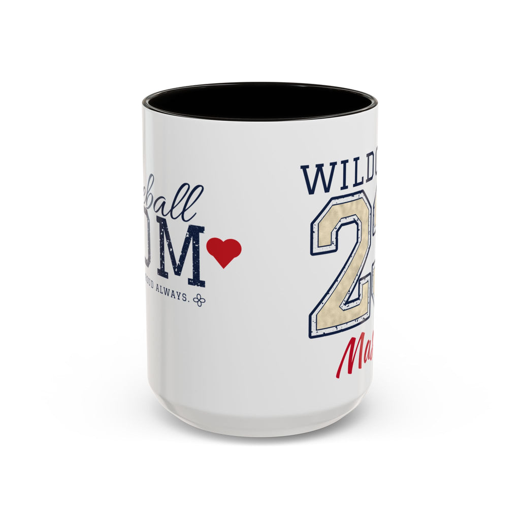 Personalized Baseball Mom Mug - Proud Today. Proud Always. | Custom Team Name, Number & Player Name | Baseball Dad, Grandma Gift | 15 oz