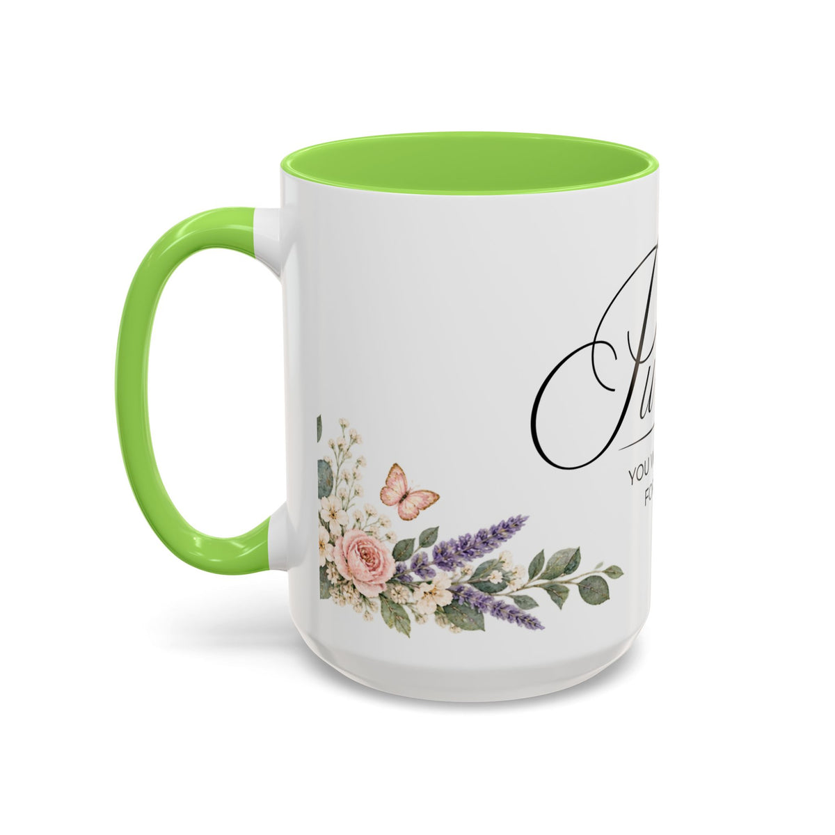 Purpose Coffee Mug 15oz | You Were Made For More | Floral Christian Mug