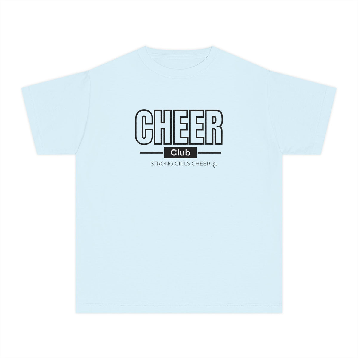 Cheer Club Youth T-Shirt | Strong Girls Cheer | Girls Cheer Comfort Colors Youth Tee