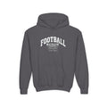 Football Athletics Youth Hoodie | Excellence Is Earned Every Down | Kids Football Youth Hoodie