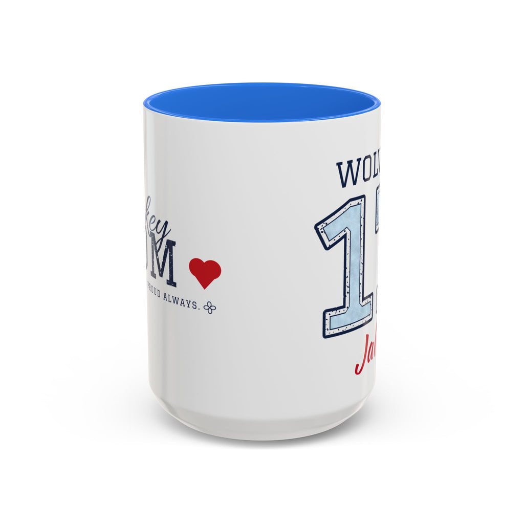 Personalized Hockey Mom Mug - Proud Today. Proud Always. | Custom Team Name, Number & Player Name | Hockey Dad, Grandma Gift | 15 oz
