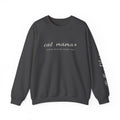 Personalized Cat Mama Sweatshirt - Loved Better Every Day | Pet Names on Sleeve | Choose Your Style | Custom Cat Mom Gift | Gildan Sweatshirt