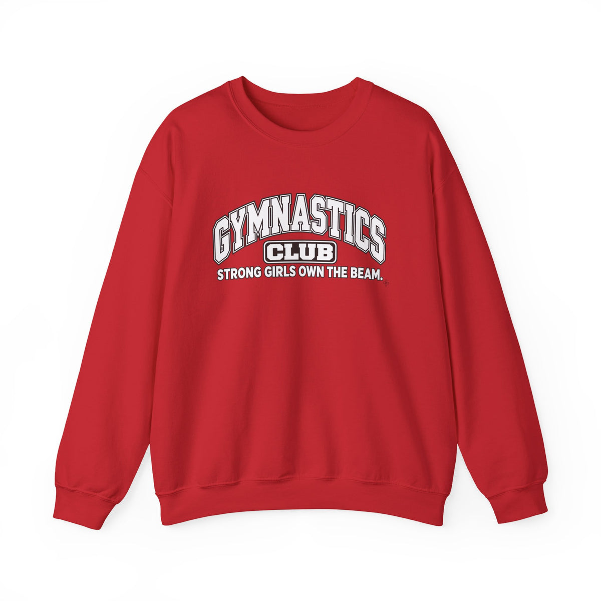 Gymnastics Club Sweatshirt | Strong Girls Own the Beam | Gymnastics Gildan Crewneck