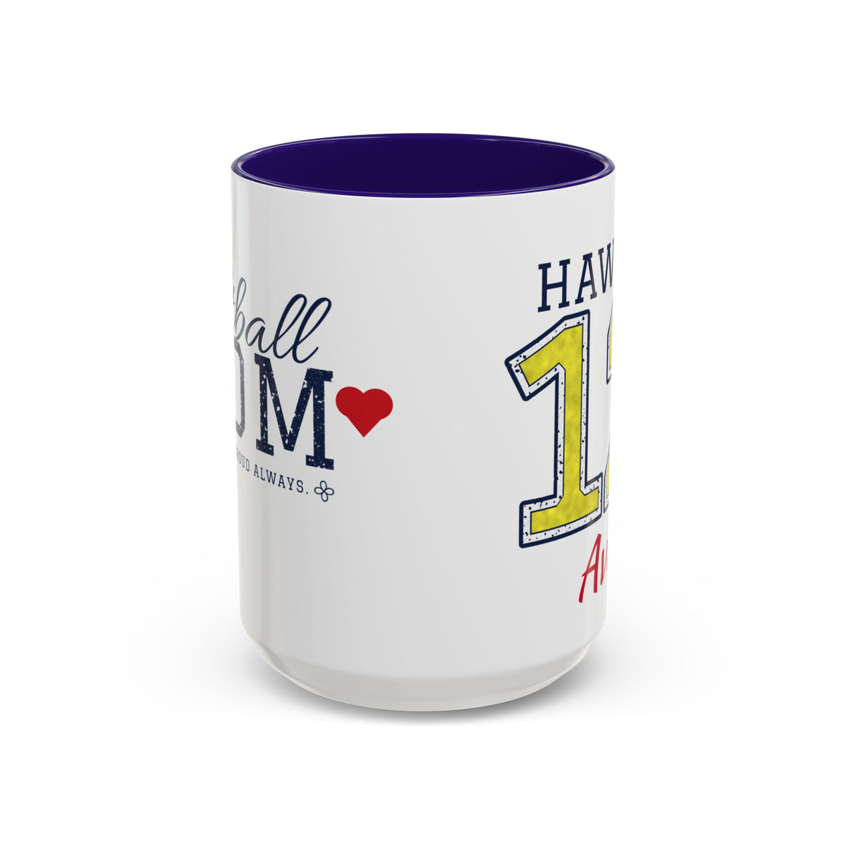 Personalized Softball Mom Mug - Proud Today. Proud Always. | Custom Team Name, Number & Player Name | Softball Dad, Grandma Gift | 15 oz