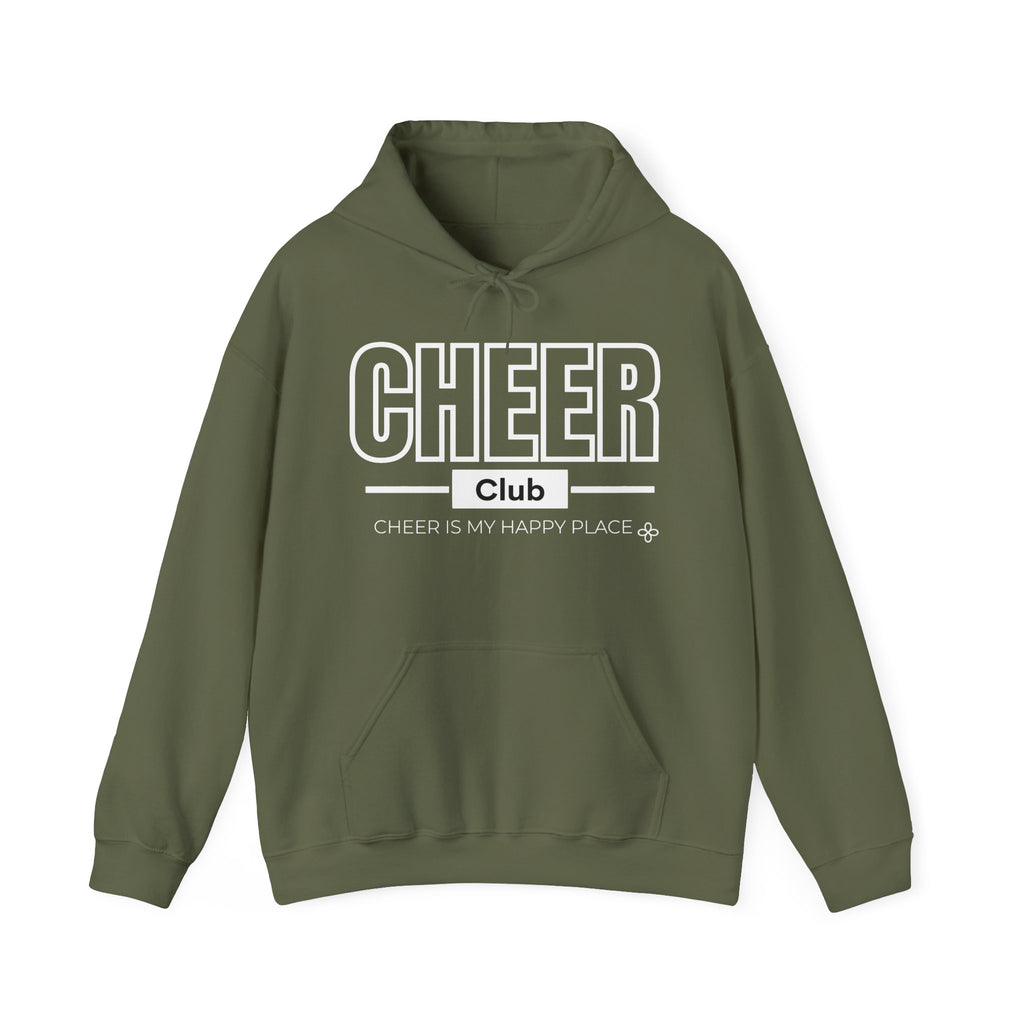 Cheer Club Hoodie | Cheer Is My Happy Place | Cheer Gildan Hoodie