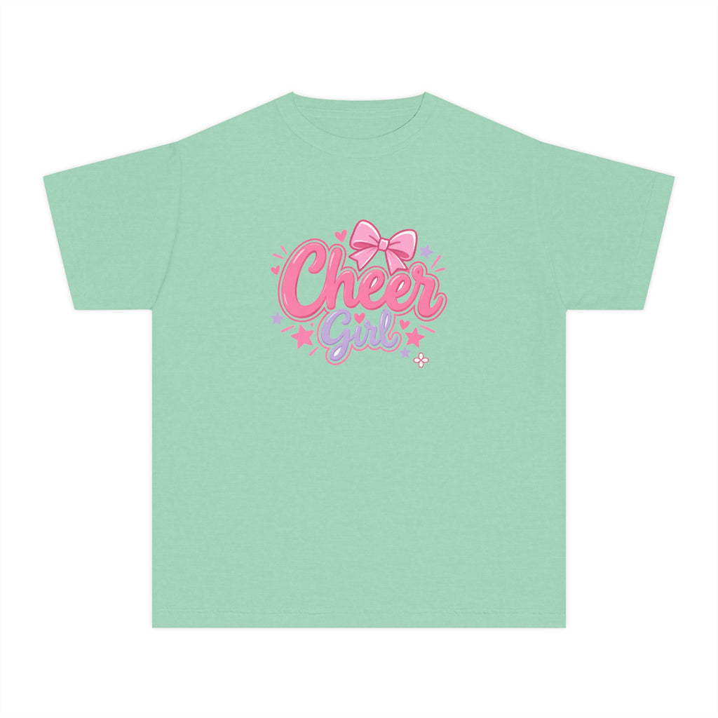 Cheer Girl Youth T-Shirt | Girls Cheer Comfort Colors Youth Tee