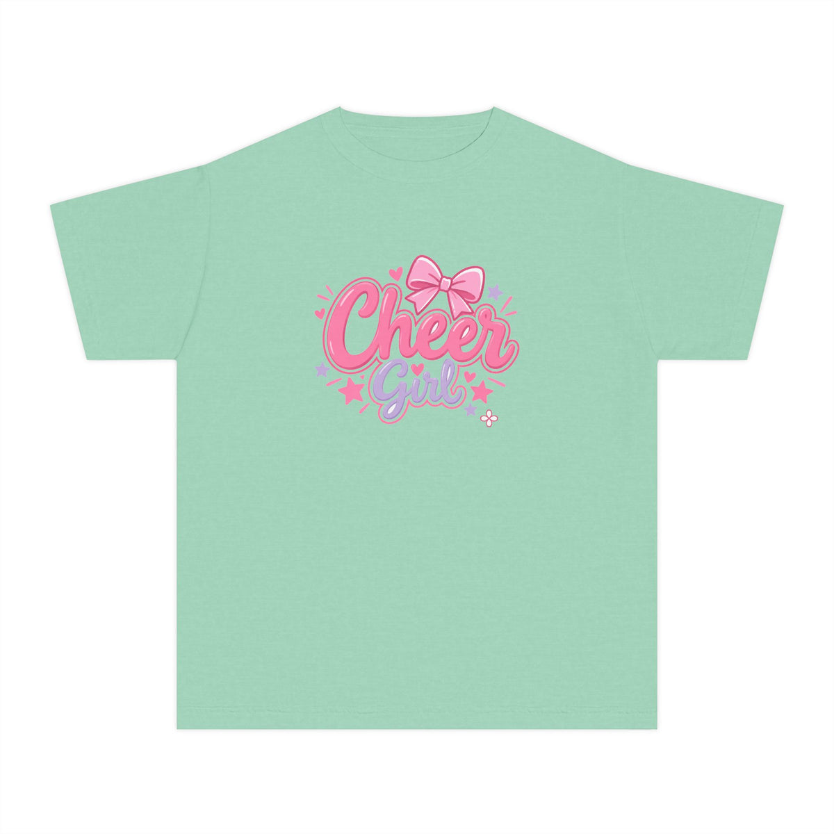 Cheer Girl Youth T-Shirt | Girls Cheer Comfort Colors Youth Tee