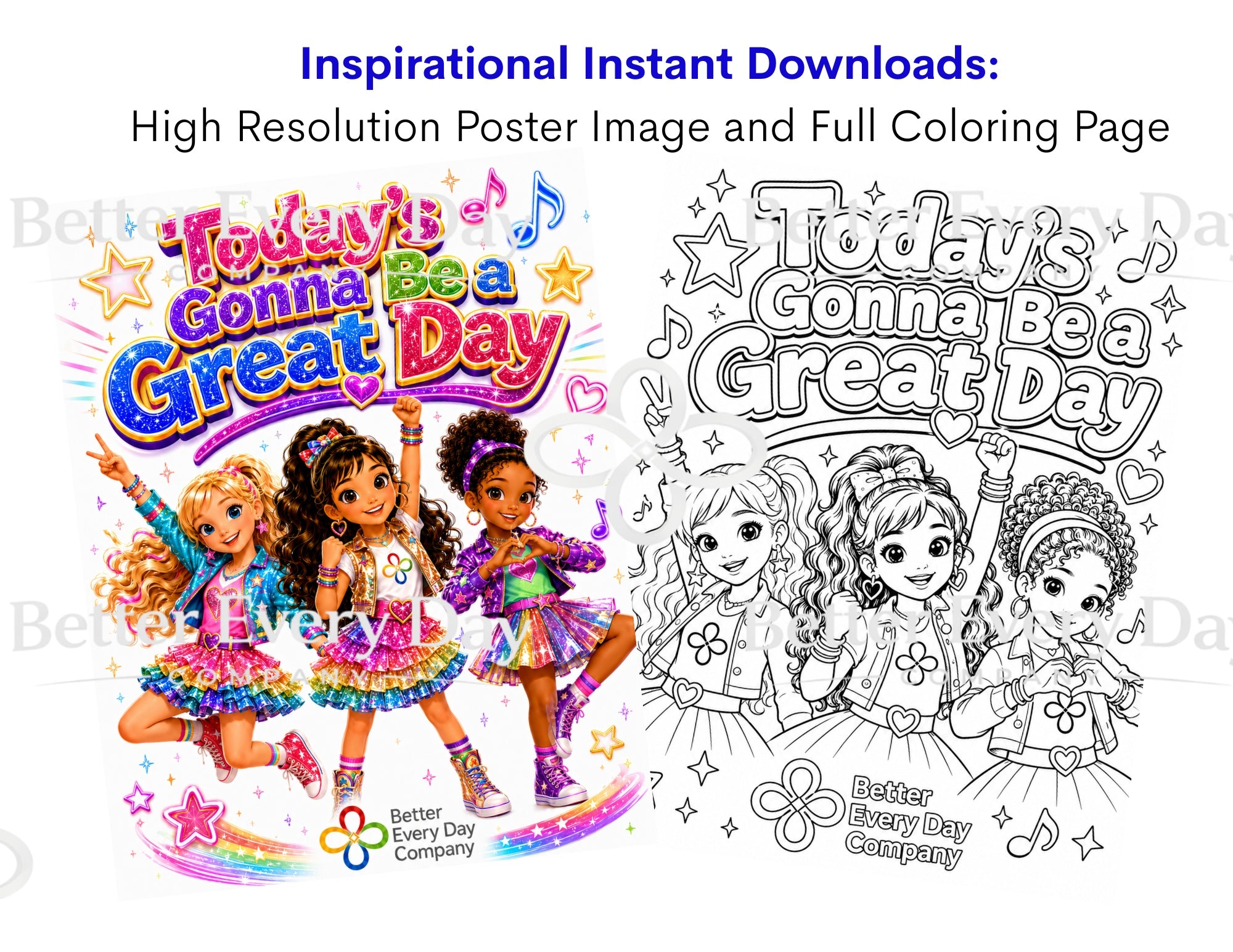 Today's Gonna Be A Great Day Song MP3 BUNDLE by the Smartte Girls