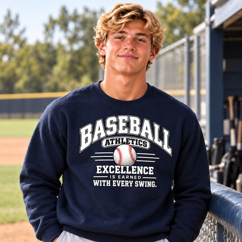Baseball Athletics Youth Sweatshirt lifestyle photo