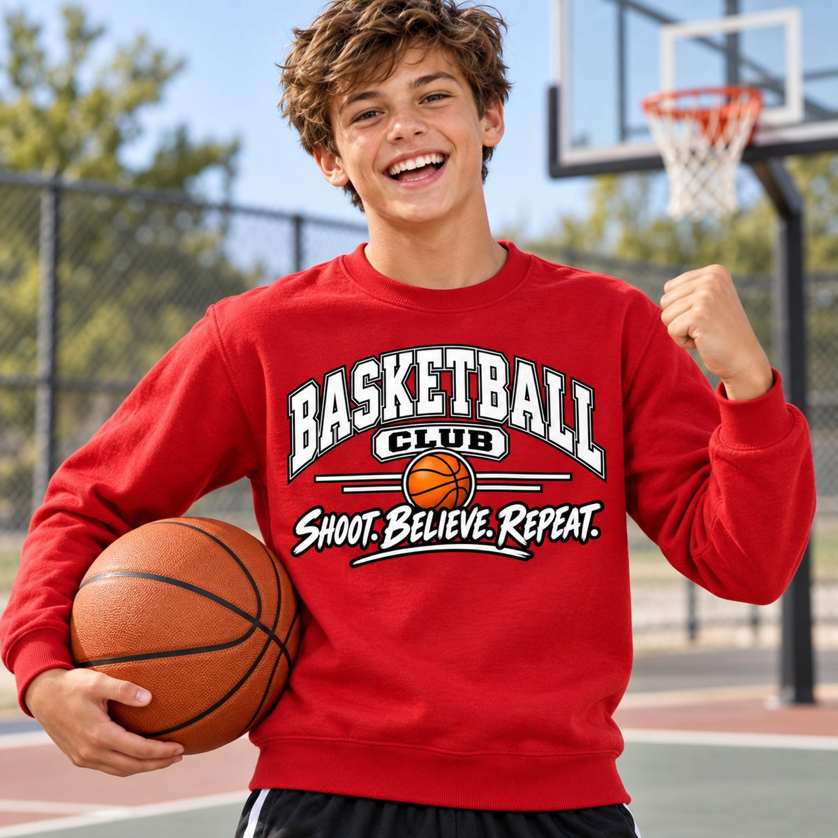 Basketball Club Sweatshirt lifestyle photo