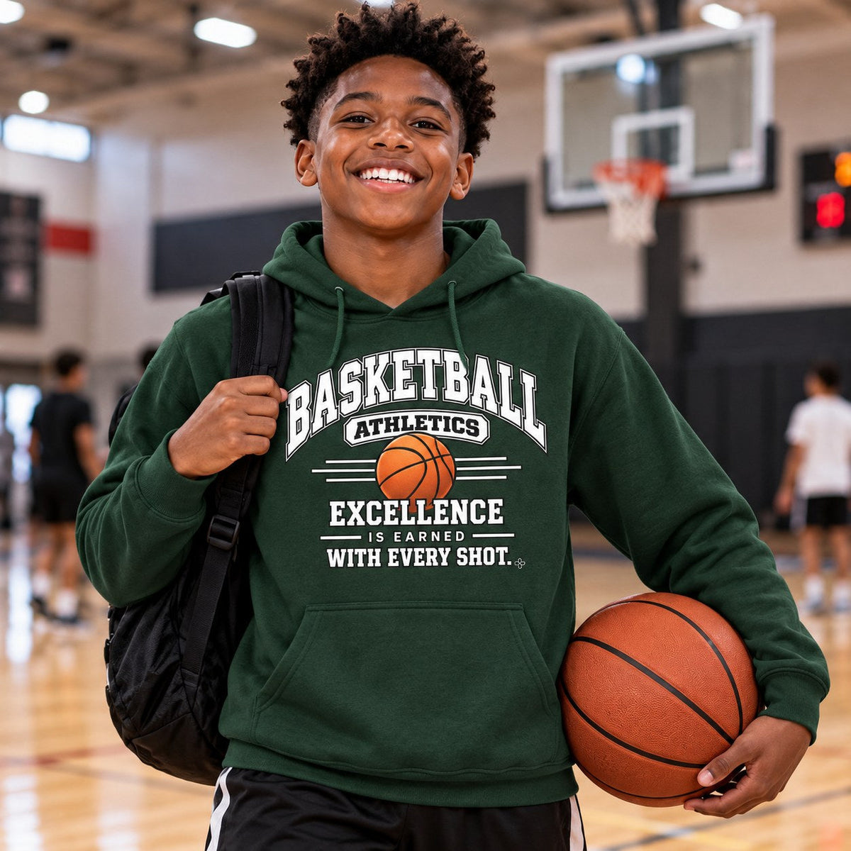 Basketball Athletics Youth Hoodie lifestyle photo