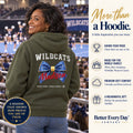 Personalized Cheer family jersey Hoodie - back with team name, figure and name