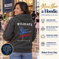 Personalized Dance family jersey Hoodie - back with team name, figure and name