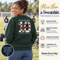 Personalized Soccer family jersey Sweatshirt - back with team name, number and name