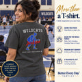 Personalized Wrestling family jersey T-shirt - back with team name, figure and name