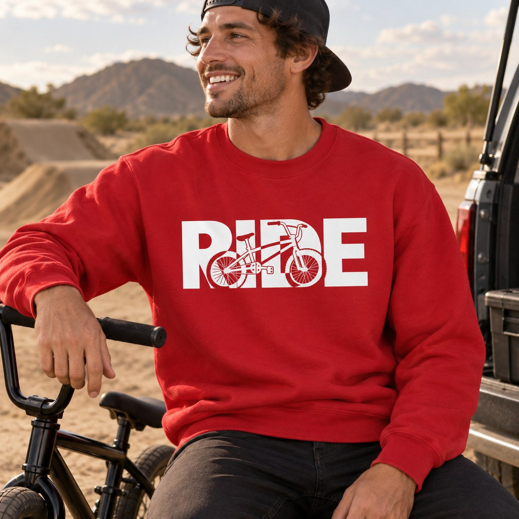 RIDE BMX Sweatshirt lifestyle photo