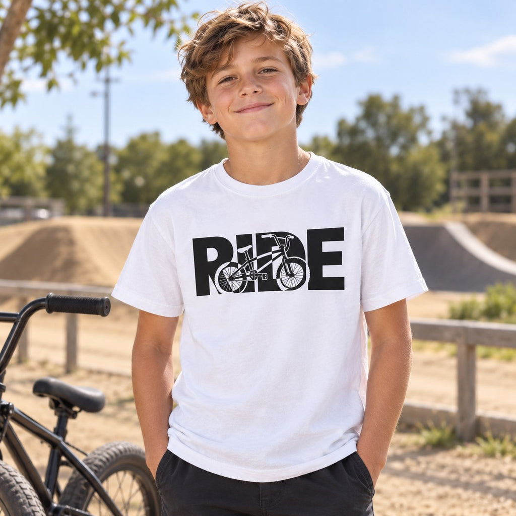 RIDE BMX Youth T-Shirt lifestyle photo