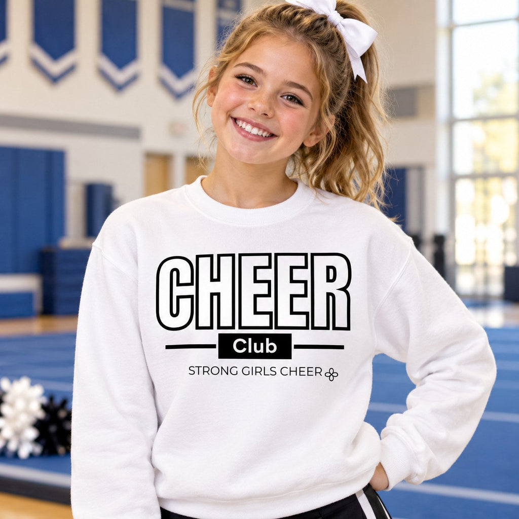 Cheer Club Sweatshirt lifestyle photo