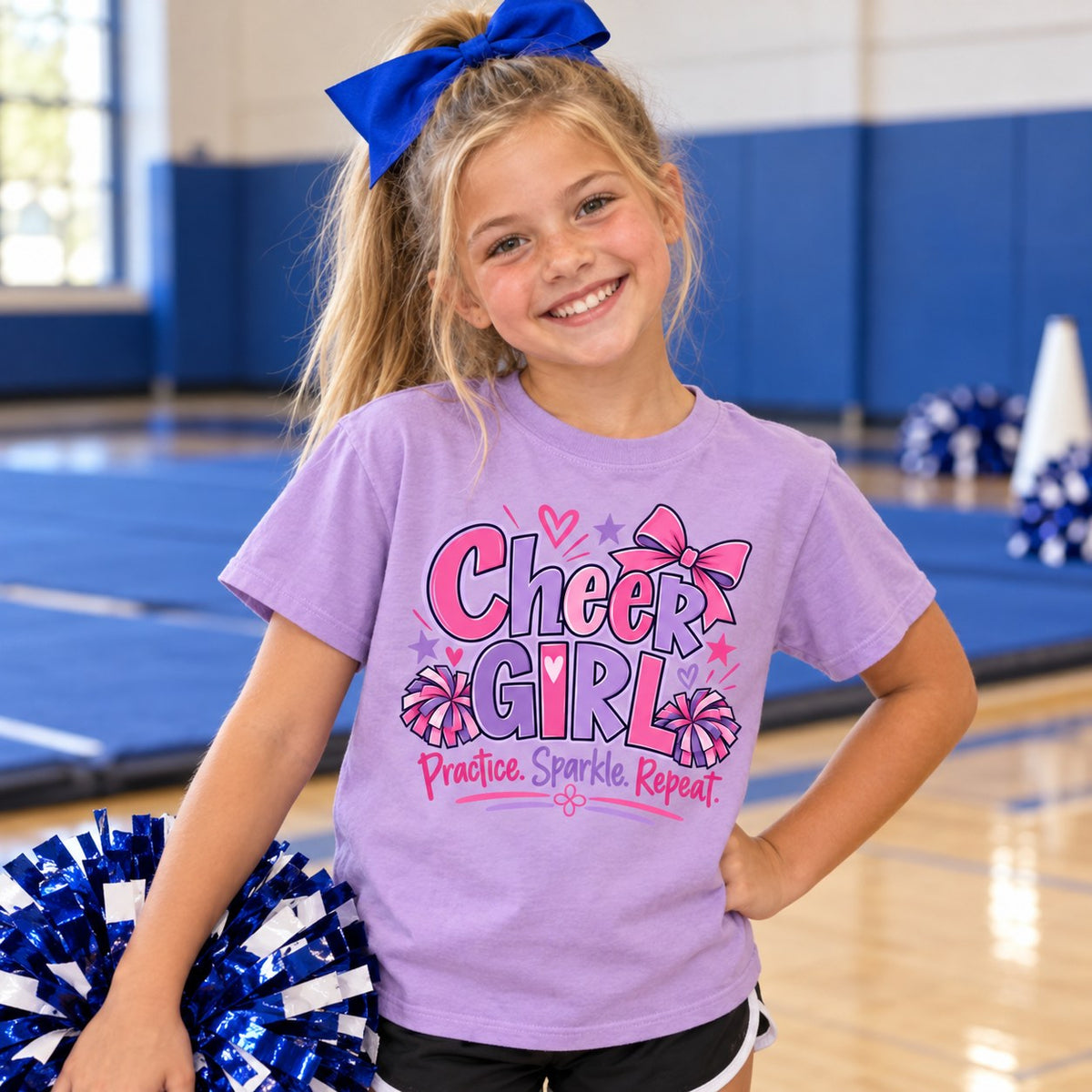 Cheer Girl Youth T-Shirt lifestyle photo