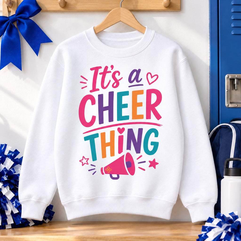 It's a Cheer Thing Youth Sweatshirt lifestyle photo