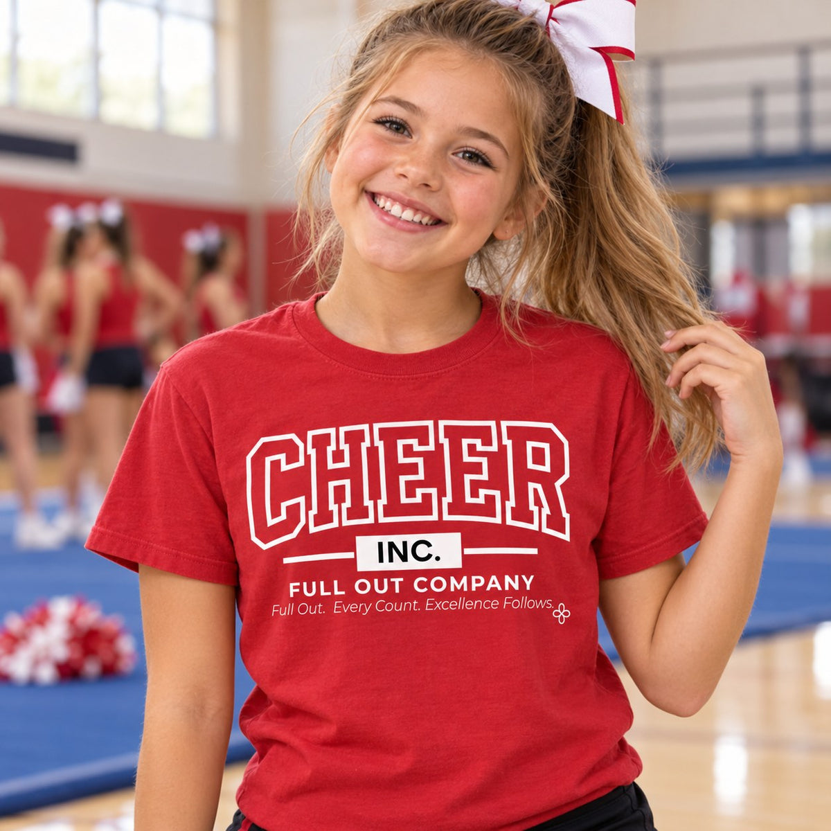 Cheer Inc. Full Out Company T-Shirt lifestyle photo