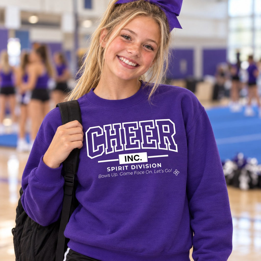 Cheer Inc. Spirit Division Sweatshirt lifestyle photo