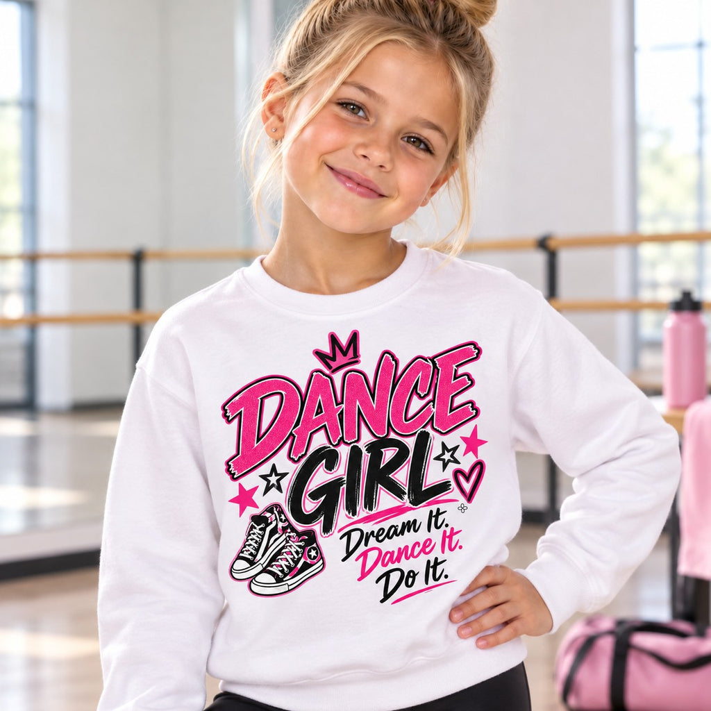 Dance Girl Youth Sweatshirt lifestyle photo