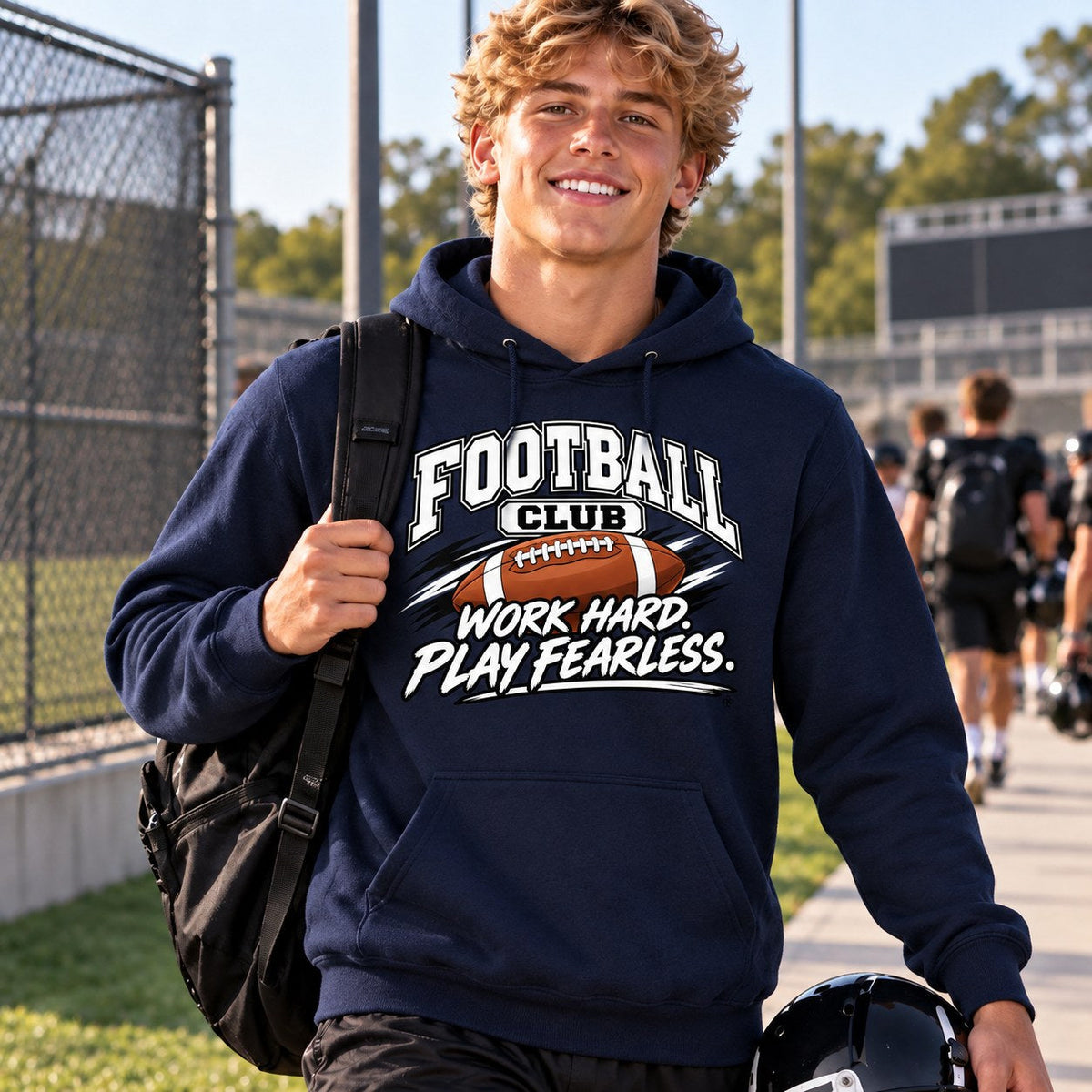 Football Club Hoodie lifestyle photo