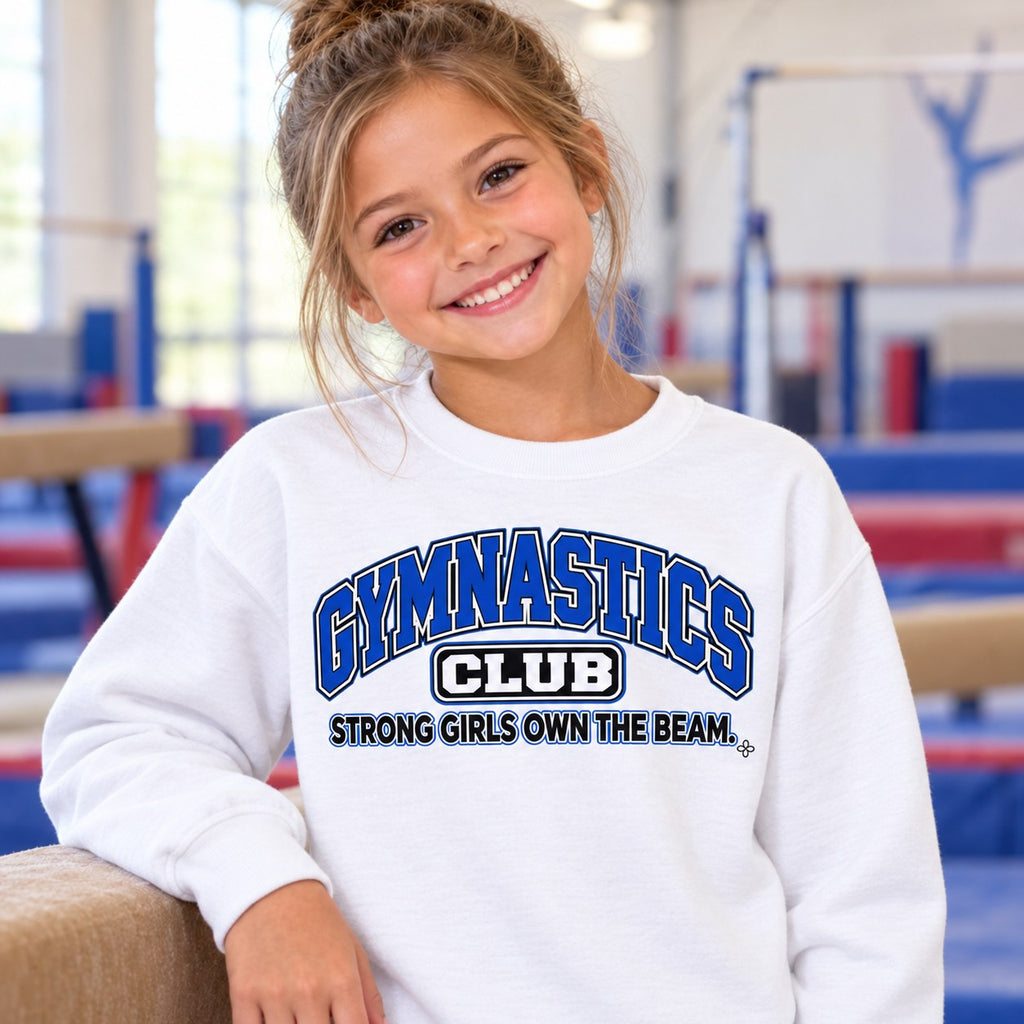 Gymnastics Club Youth Sweatshirt lifestyle photo