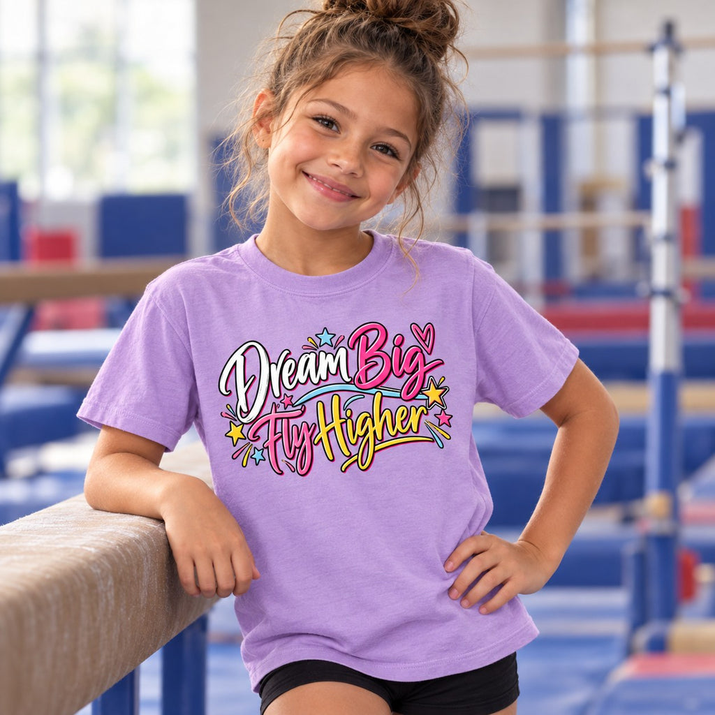 Dream Big Fly Higher Youth T-Shirt lifestyle photo