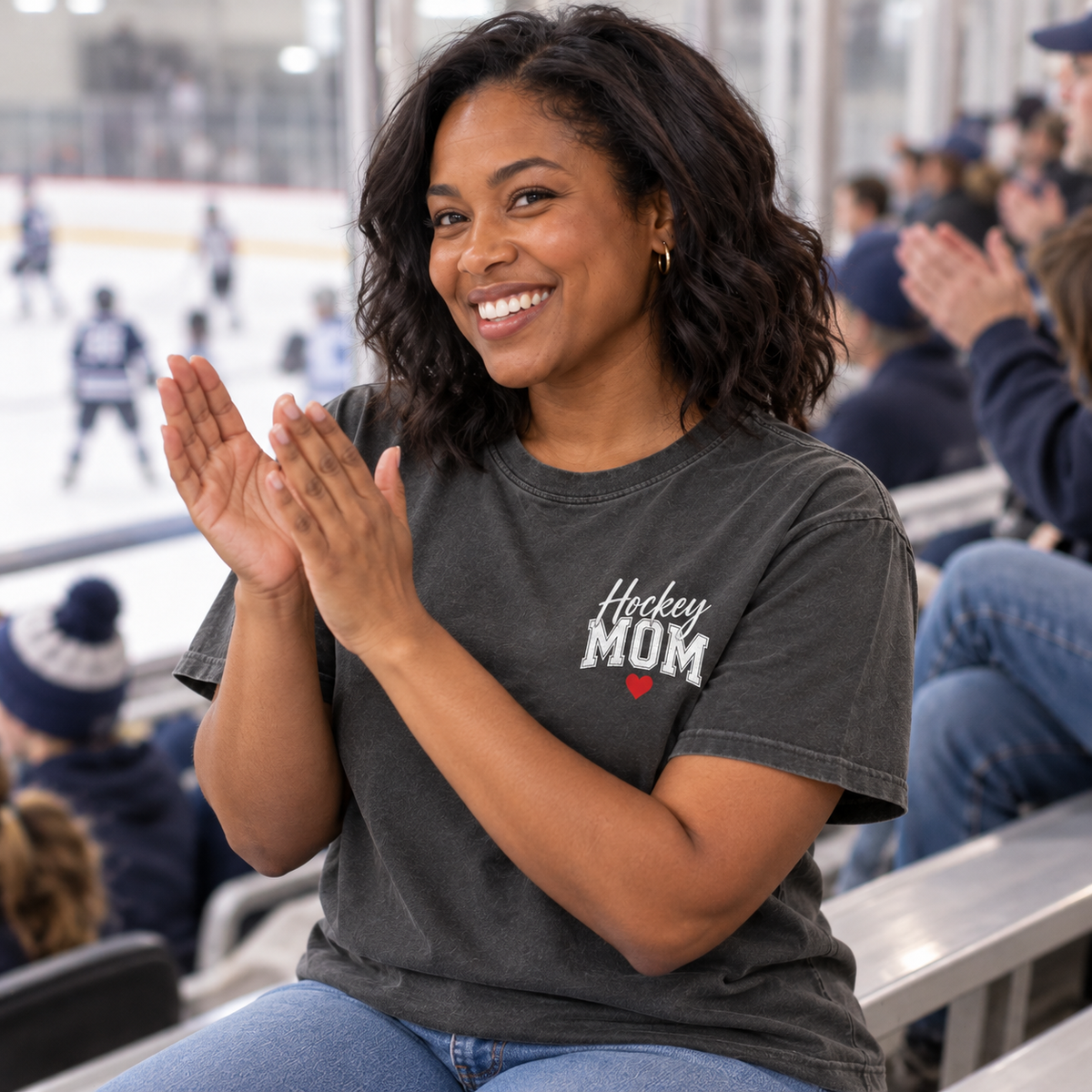 Personalized Hockey Family Jersey Shirt - Proud Today. Proud Always. | Mom, Dad, Nana, Coach & More | Custom Team Name, Number & Player Name | Comfort Colors Tee