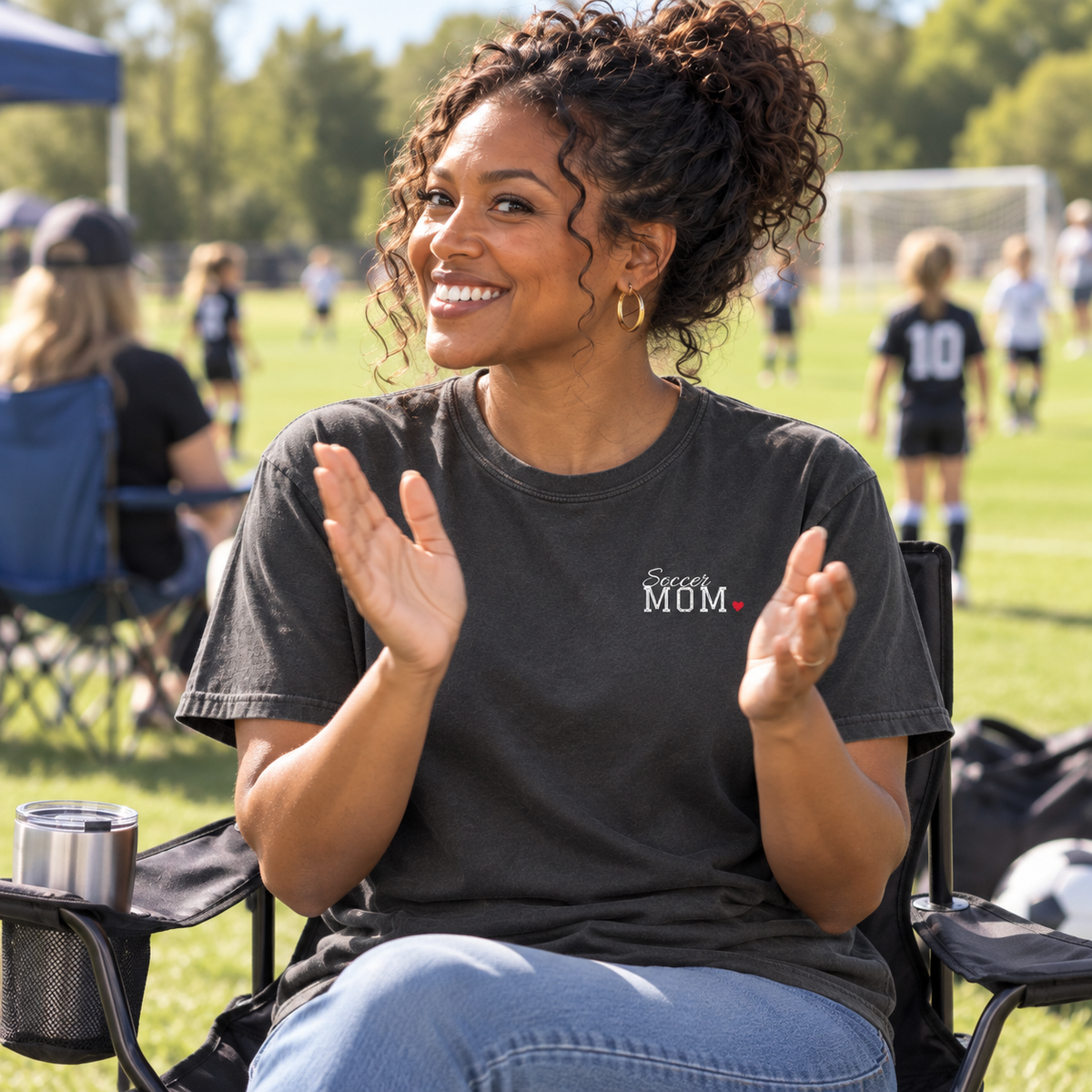 Personalized Soccer Family Jersey Shirt - Proud Today. Proud Always. | Mom, Dad, Nana, Coach & More | Custom Team Name, Number & Player Name | Comfort Colors Tee