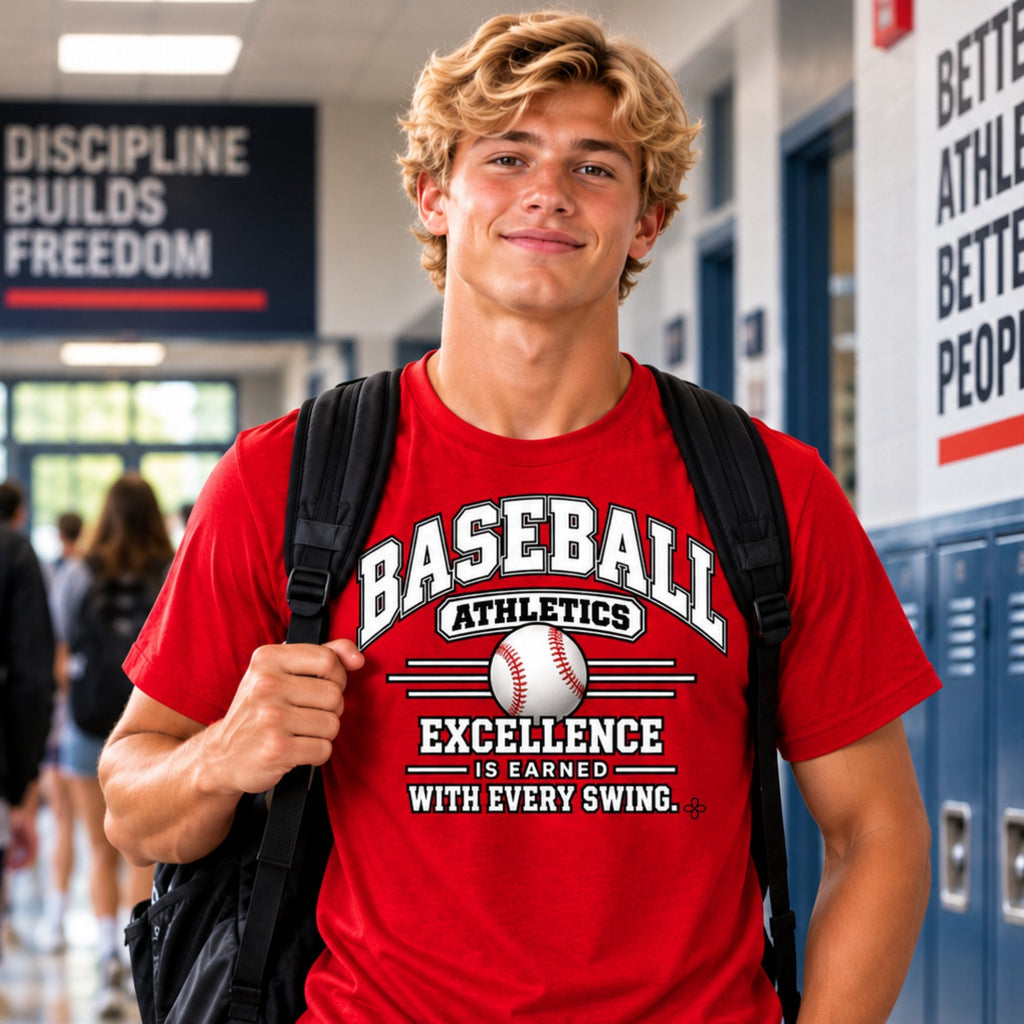 Baseball Athletics Youth T-Shirt lifestyle photo