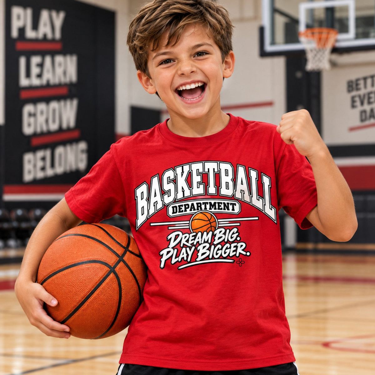 Basketball Department Youth T-Shirt lifestyle photo