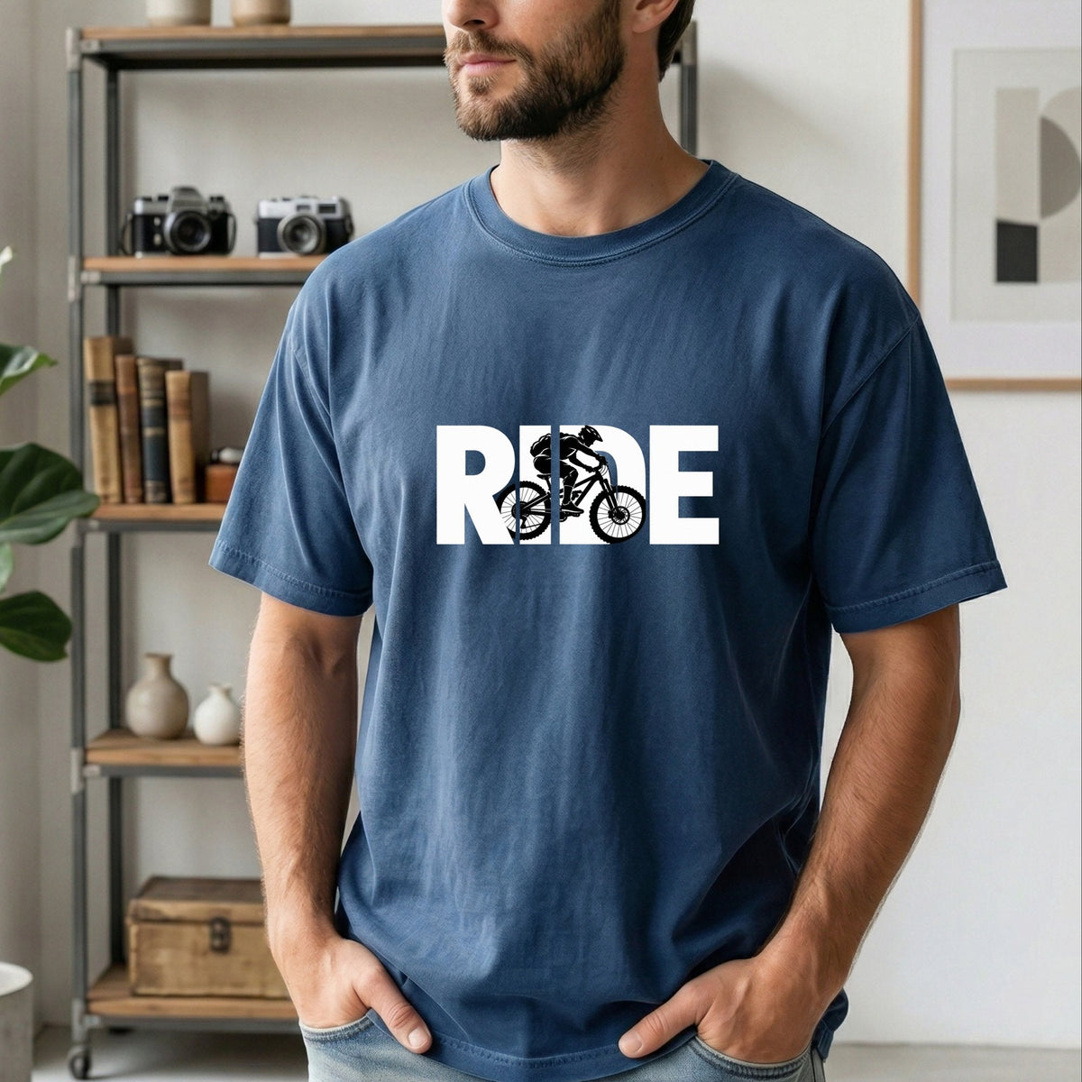 RIDE Mountain Bike T-Shirt lifestyle photo